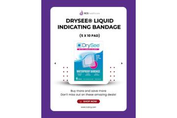 DrySee® Liquid Indicating Bandage (4 x 4 pad)