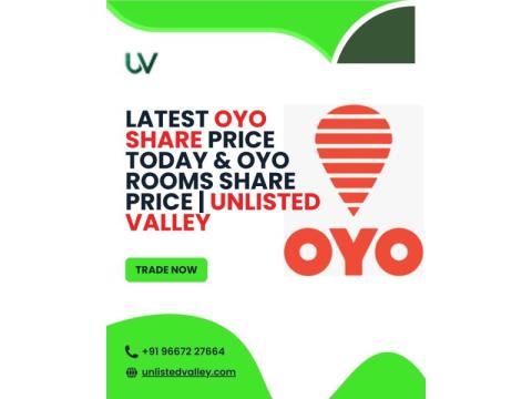 OYO Share Price Unlisted: Track OYO Share and OYO Rooms Share Price with Unlisted Valley