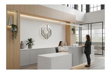 Boost Your Brand with Professional Reception Signage Today