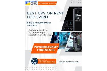 UPS on Rent for Events | Reliable Event Power Backup