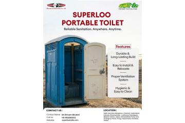 Portable Toilets on Rent in India - Event & Construction Site Toilets – Superloo India
