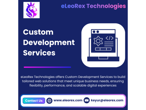 Best Custom Development Services | eLeoRex Technologies