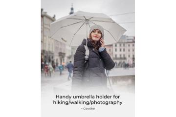 Umbrella Clamp Hands-Free Holder | Wearable Umbrella Clip – Huriia