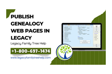 How to Publish Genealogy Web Pages in Legacy Family Tree