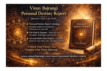 Personal Destiny Report by Vinay Bajrangi – Discover Your Life Path