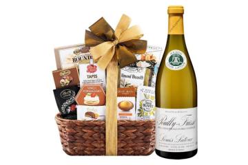 Chardonnay Wine Basket – Elegant Wine Gift for Any Occasion