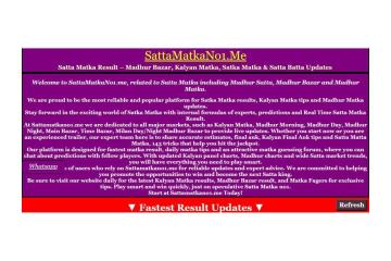 Check Accurate Time Bazar Panel Chart Online