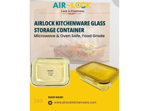 Airlock Kitchenware Glass Storage Container – Microwave & Oven Safe, Food Grade