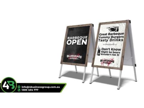Premium A-Frame Printing Services for Eye-Catching Outdoor Advertising Displays