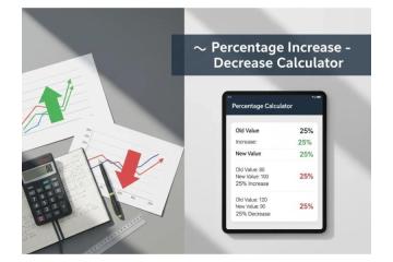 Quick & Accurate Percentage Increase Decrease Calculator