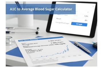 Convert A1C to Average Blood Sugar Easily & Accurately