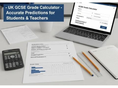 UK GCSE Grade Calculator – Predict Your Exam Results Easily