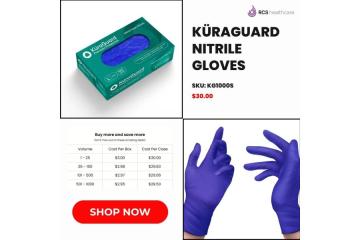 KüraGuard Nitrile Gloves