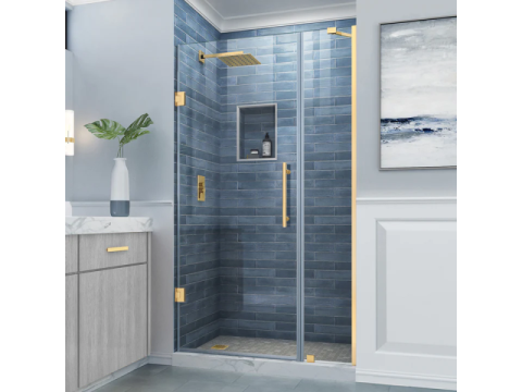 hinged shower enclosure