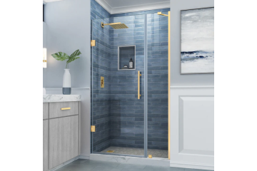 hinged shower enclosure