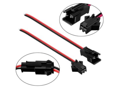 JST-SM Male Female Battery Connector with Wire