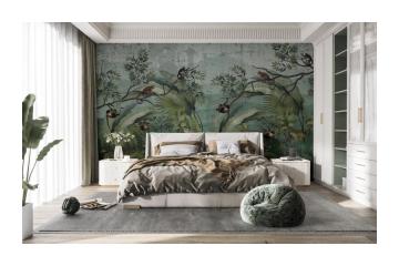 Tropical Monkey Jungle Wall Mural