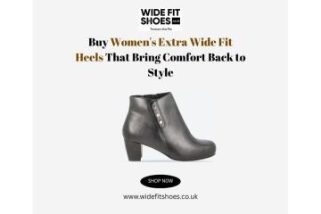 Buy Women's Extra Wide Fit Heels That Bring Comfort Back to Style