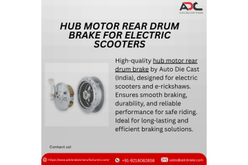 Premium Hub Motor Rear Drum Brake for Electric Vehicles