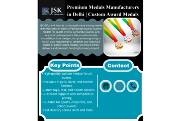 Premium Medals Manufacturers in Delhi | Custom Award Medals