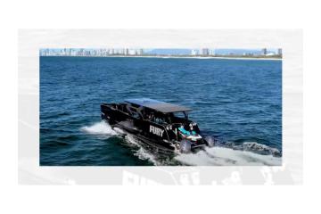 12m Wide Body Explorer Cat 2026 spec dual jet ski carrier
