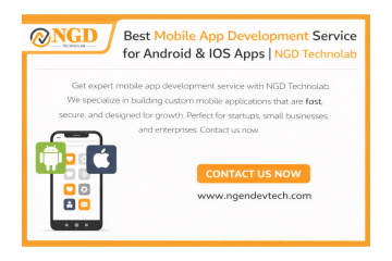 Best Mobile App Development Service for Android & iOS Apps | NGD Technolab