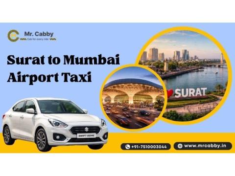 Surat to Mumbai Airport Taxi | Cab from Surat to Mumbai Airport Taxi - Mr. Cabby