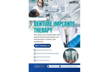 How do denture implants work?