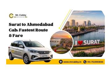 Surat to Ahmedabad Cab | Surat to Ahmedabad Taxi Service - Mr. Cabby