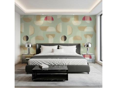 Soft Modern Shapes Wall Mural