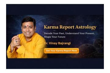Book Now for Complete Astrology Karma Report and Guidance