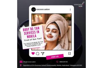 Body De-Tan Services in Mokila | 8883339150 | Cocoon Salon