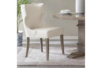 Carson Upholstered Wingback Dining Chair with Accent Style – Madison Park