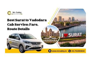 Book Surat to Vadodara Cab | Surat to Vadodara Taxi Service - Mr. Cabby