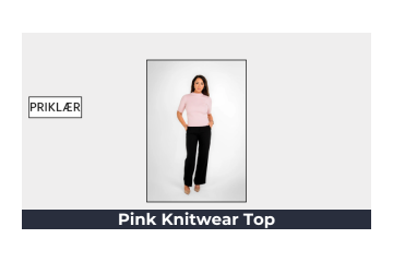 Pink Knit Top for Women with a Soft Fit