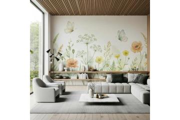 Meadow Whispers Wall Mural