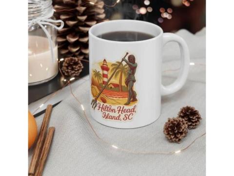 Buy Hilton Head Island Ceramic Mug for Gifts in USA – A Coastal Christmas
