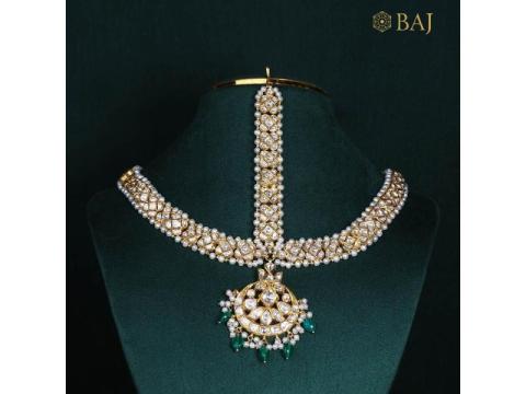 Traditional Polki Bikaneri Mangtika for Brides | BAJ