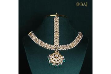 Traditional Polki Bikaneri Mangtika for Brides | BAJ