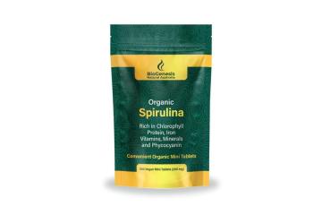 Organic Spirulina Mini Tablets, 300