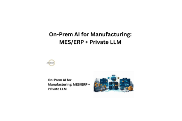 On-Prem AI for Manufacturing: MES/ERP + Private LLM