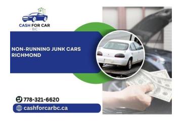 Non-Running Junk Cars Richmond – Instant Cash