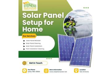 Solar Panel Setup for Home in San Antonio