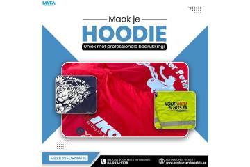 Maak je Hoodie Uniek Met Professionele Bedrukking !