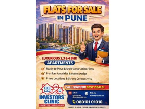 Premium Flats for Sale in Pune | Luxury 2, 3 & 4 BHK Apartments