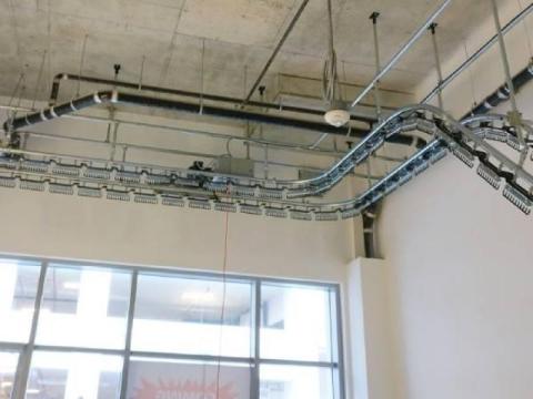 Overhead Enclosed Track Conveyor