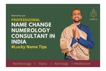 Best Numerology Name Change Experts | TEAM9 Name Correction