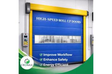 High Speed Roll Up Door | Industrial Automatic Door | Cronax Industries
