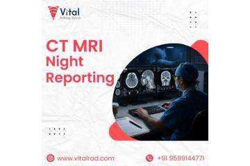 CT MRI Night Reporting for 24/7 Radiology Support
