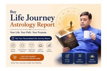 Order Now Life Journey Astrology Report for Guidance